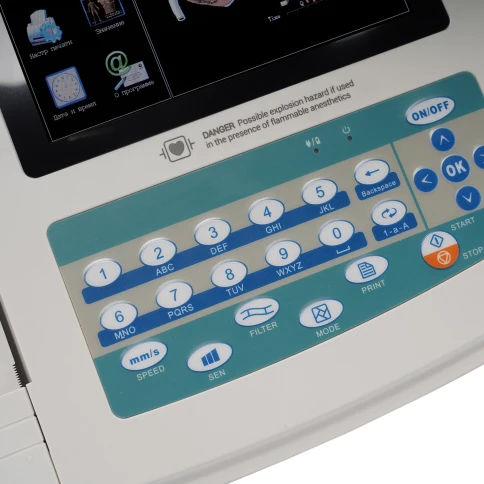 Электрокардиограф Med-Mos ECG1200G — 12-канальная запись, автоматический анализ и точная диагностика сердечной деятельности фото 3