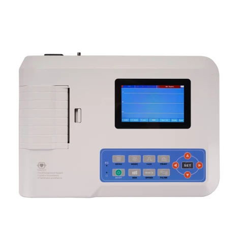 Электрокардиограф Med-Mos ECG300G — компактный 3-канальный прибор для точной диагностики сердца в больницах, поликлиниках и амбулаториях фото 1